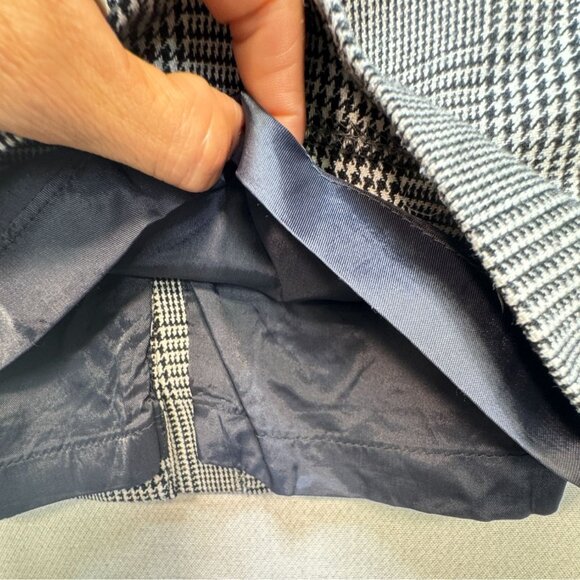 Vintage Sheridan Square Womens Midi Plaid Skirt Size 10 Black White Retro Y2K - Picture 8 of 13